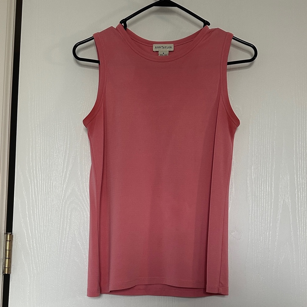 100% silk Ann Taylor Rose Tank Top